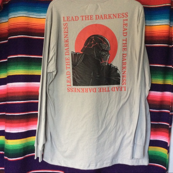 STAR WARS THERISEOFSKYWALKER MEN’S LONGSLEEVE T-SHIRT SIZE:XL/GRAY,RED AND BLACK - Picture 2 of 10